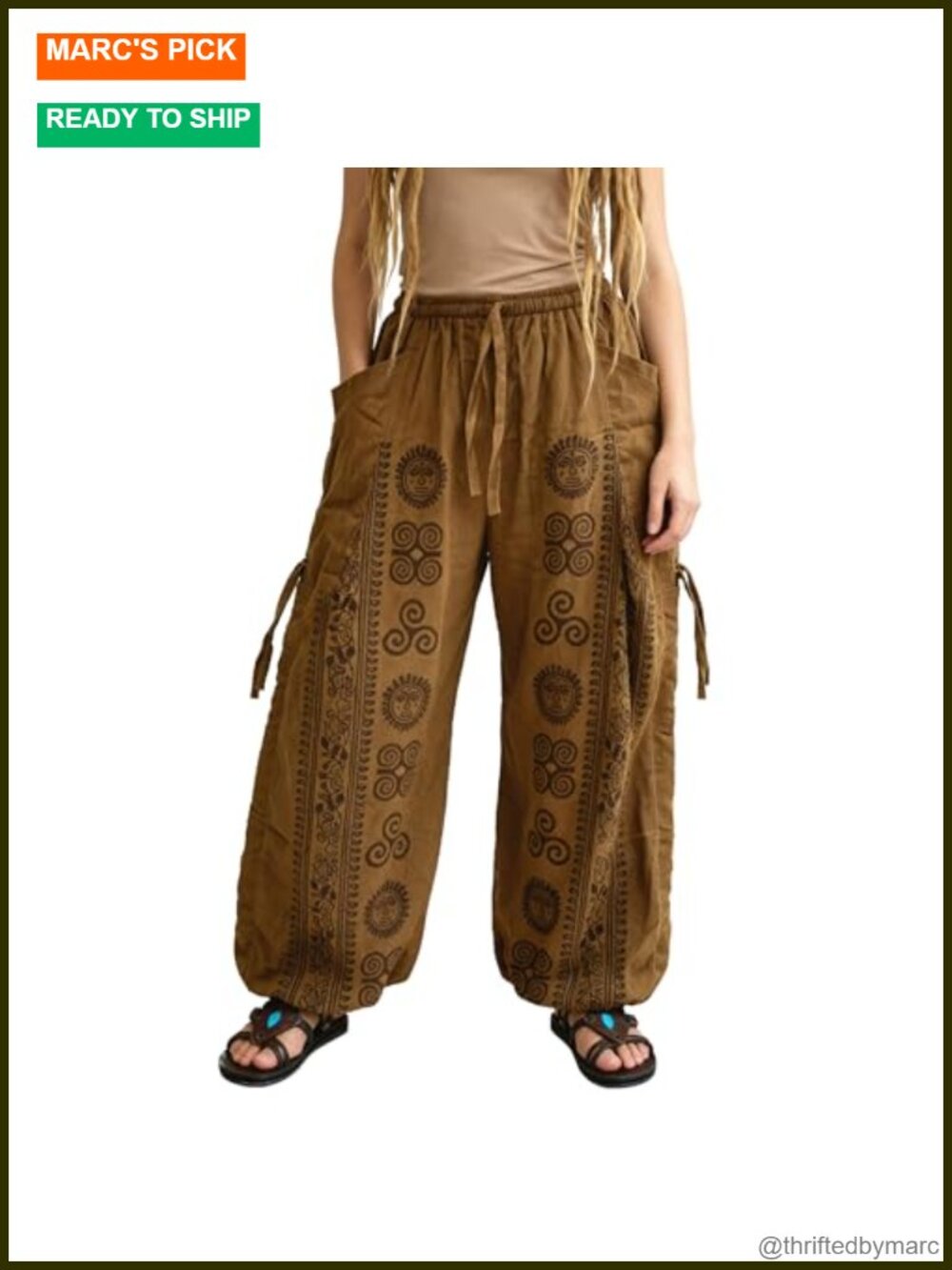 Handmade Unisex Yoga Harem Pants Baggy Lounge Trousers